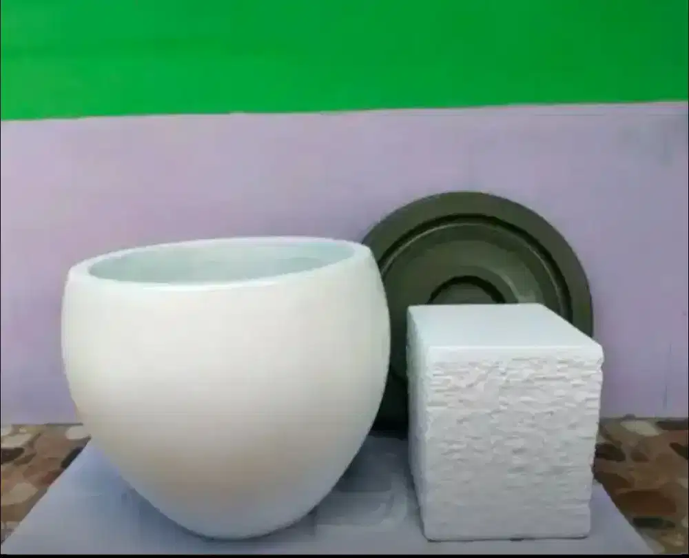 Bak Mandi Terazzo Putih