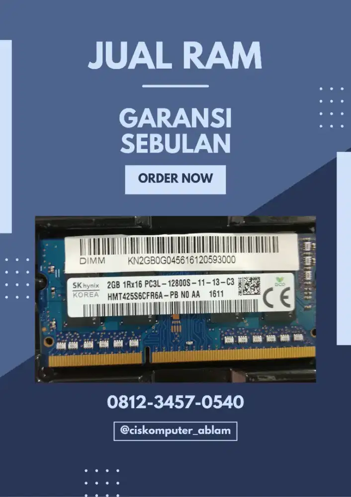 jual RAM kapasitas 2GB