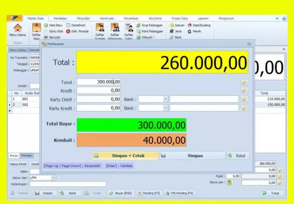 INSTALLASI PROGRAM SOFTWARE KASIR PENJUALAN & STOK BARANG TERMURAH