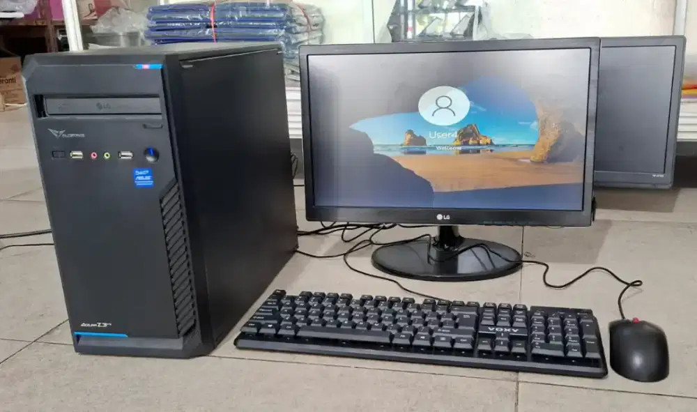 PC office 1 set Core i5 ram 16gb hdd 500gb layar 19inc