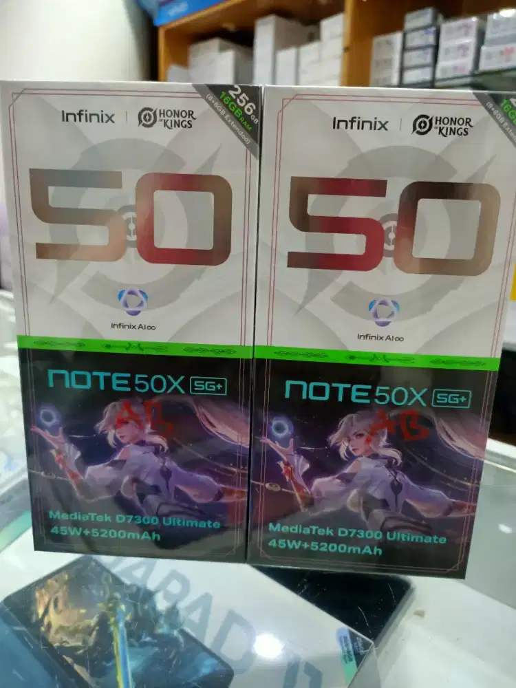 Infinix note 50x 5G+ 8/256 garansi resmi no repack