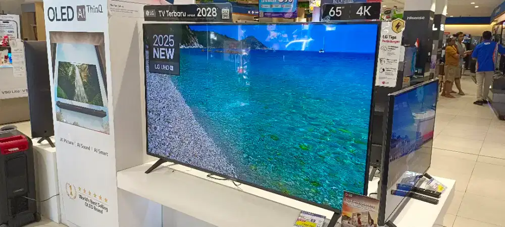 LG UHD SMART TV 65 INCH BARU (KREDIT TANPA DP)