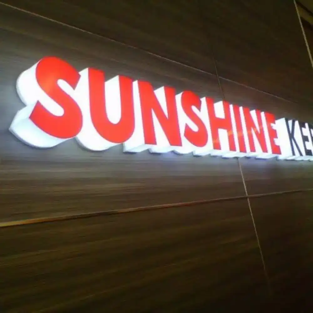 Letter timbul akrilik, stainless