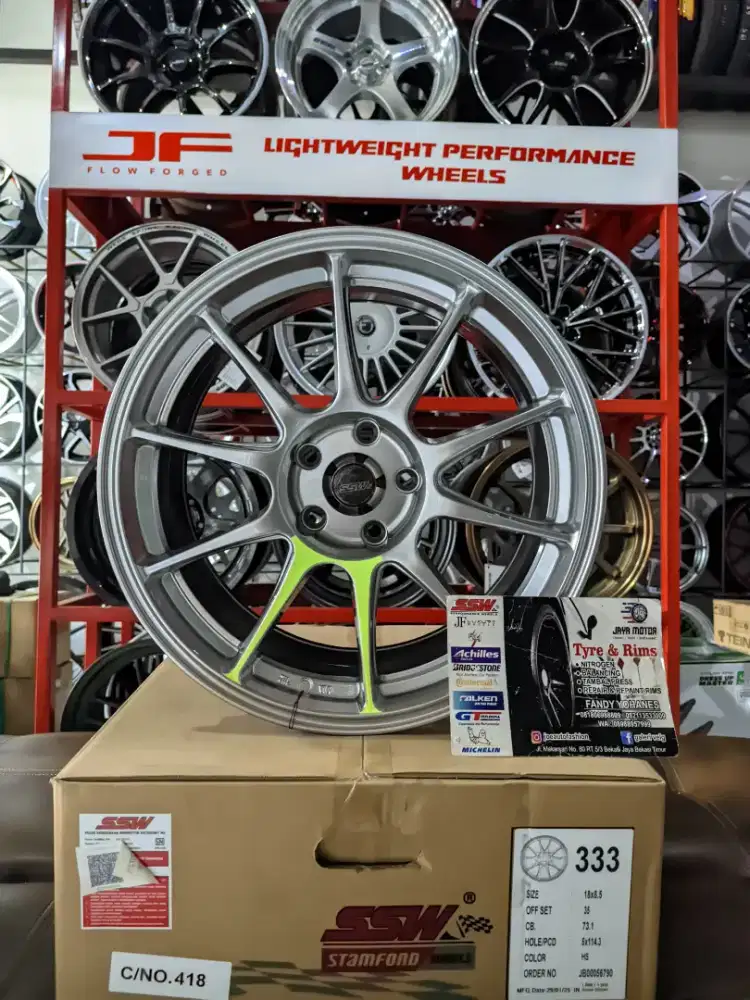 Velg wedsport tc105n r18 5x114 lbr8,5 et35