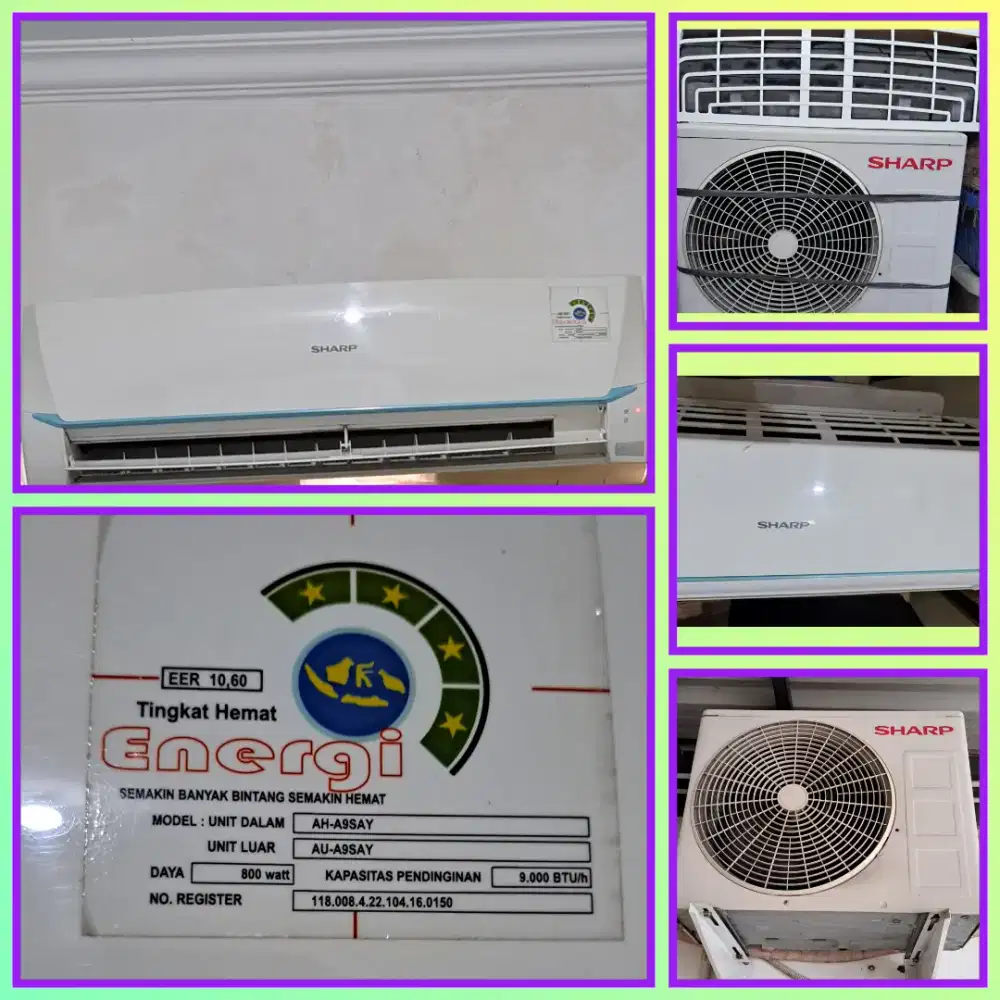Dijual AC sharp Thailand 1 PK masih sabgat baik