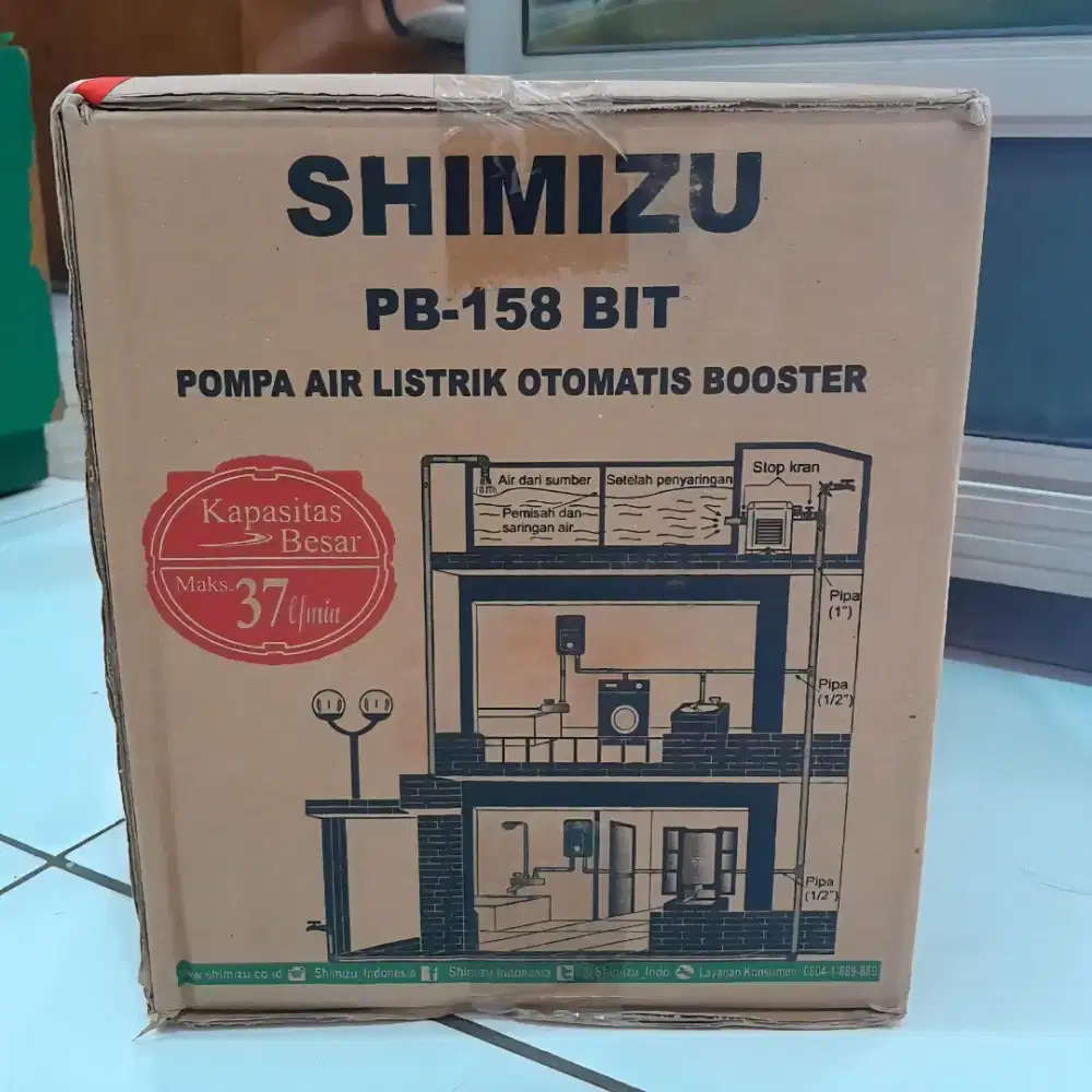 Pompa air SHIMIZU PB 158 BIT K booster pompa dorong