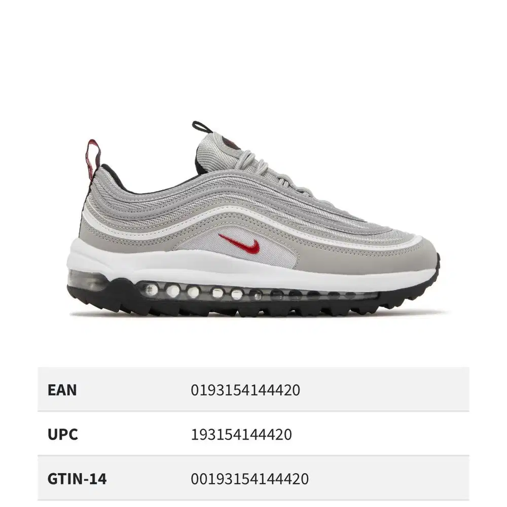 Nike Air Max 97 Golf ‘Silver Bullet