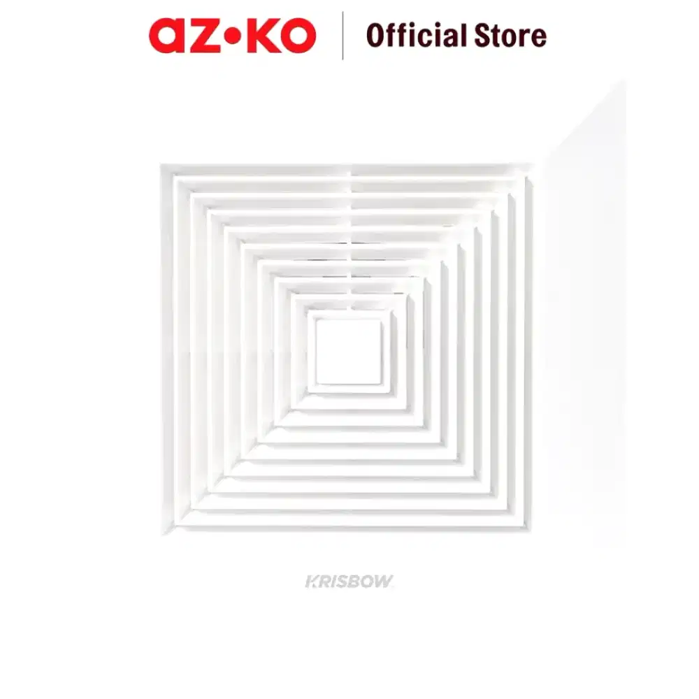 AZKO Krisbow 8 inci Kipas Ventilasi Exhaust Kipas Plafon Kamar Mandi