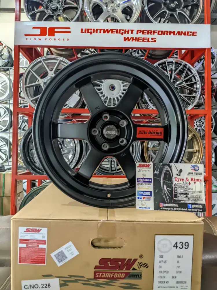Velg ssw te37 r18 5x108 lbr 8,5 et 38