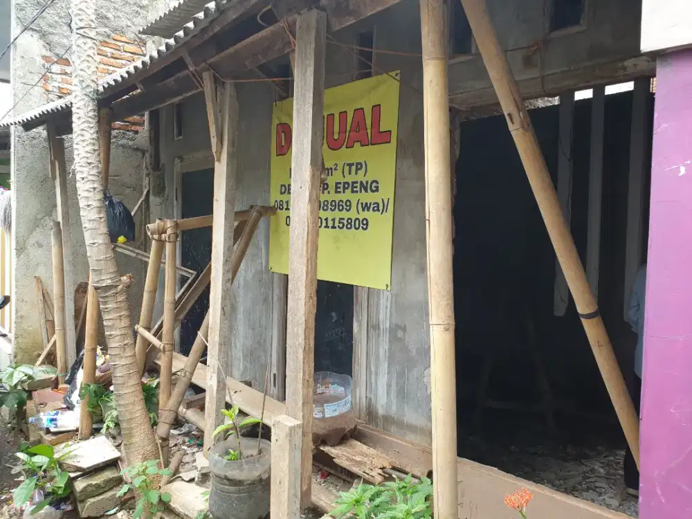 JUAL CEPAT TANAH BANGUNAN BEBAS BANJIR DAERAH CONDET (Depan SMPN 35)