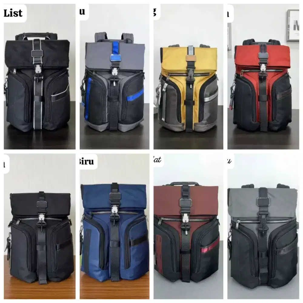 Tas Tumi Logistic Men Pria Backpack ready 8warna