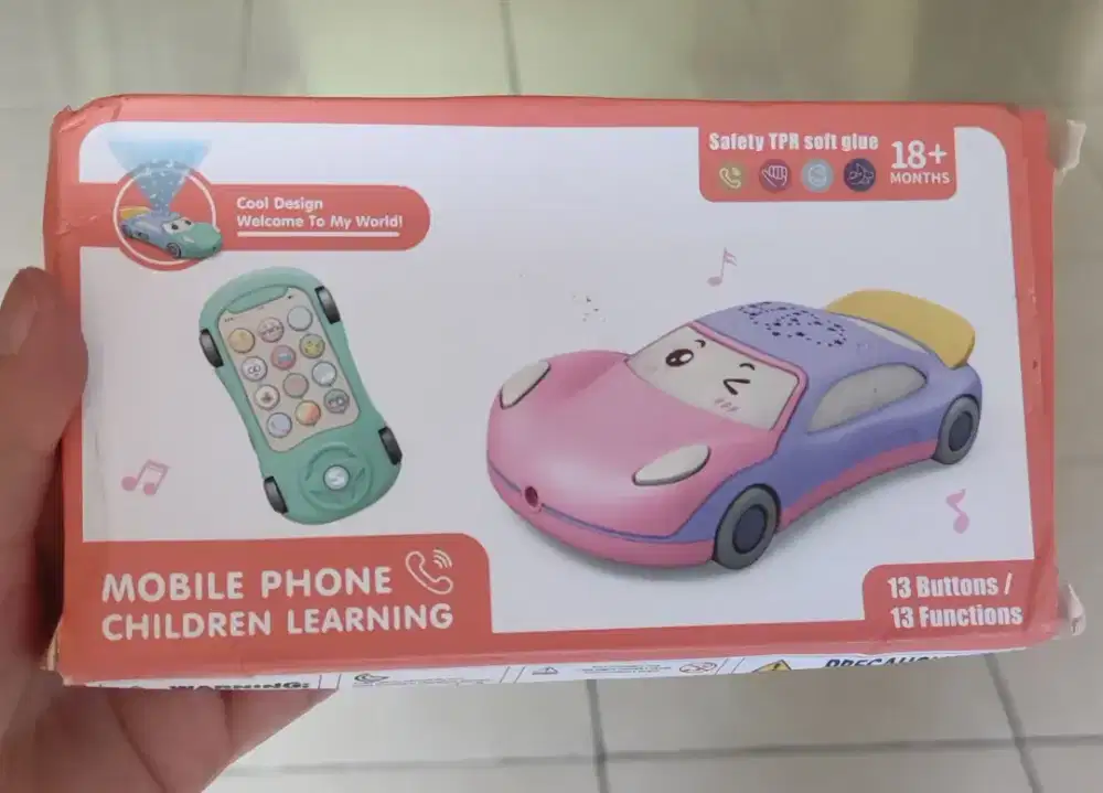 Mainan Musik Anak - HP berbentuk mobil [NEW]