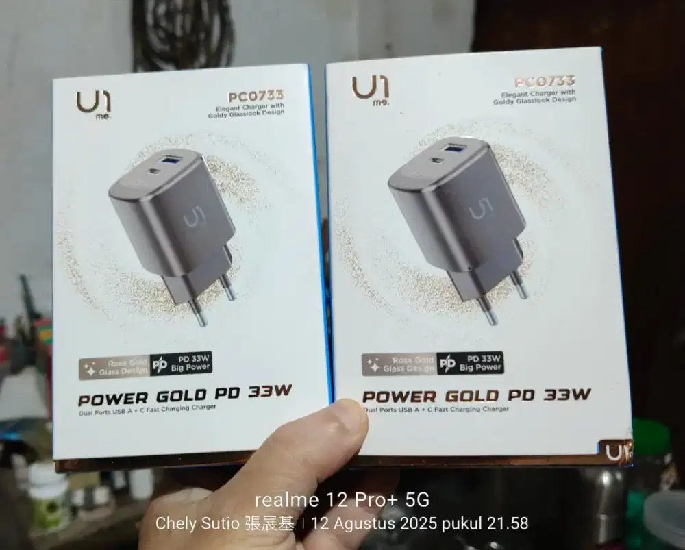 Charger U1ME 33 Watt (dukung semua fast charge)