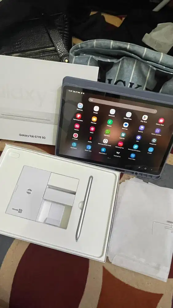 Tab S7 FE 5G baru buka segel