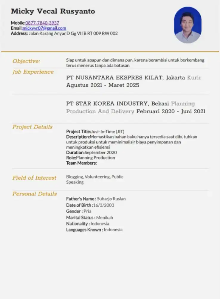 Mencari pekerjaan apapun yang penting halal barokah selain abk y