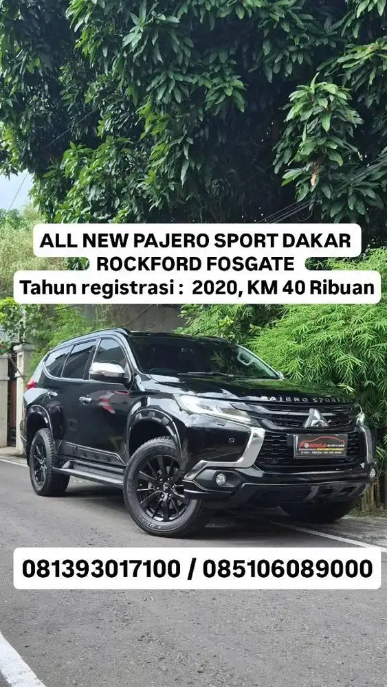 ALL NEW PAJERO SPORT DAKAR 4x2 
ROCKFORD FOSGATE BLACK EDITION