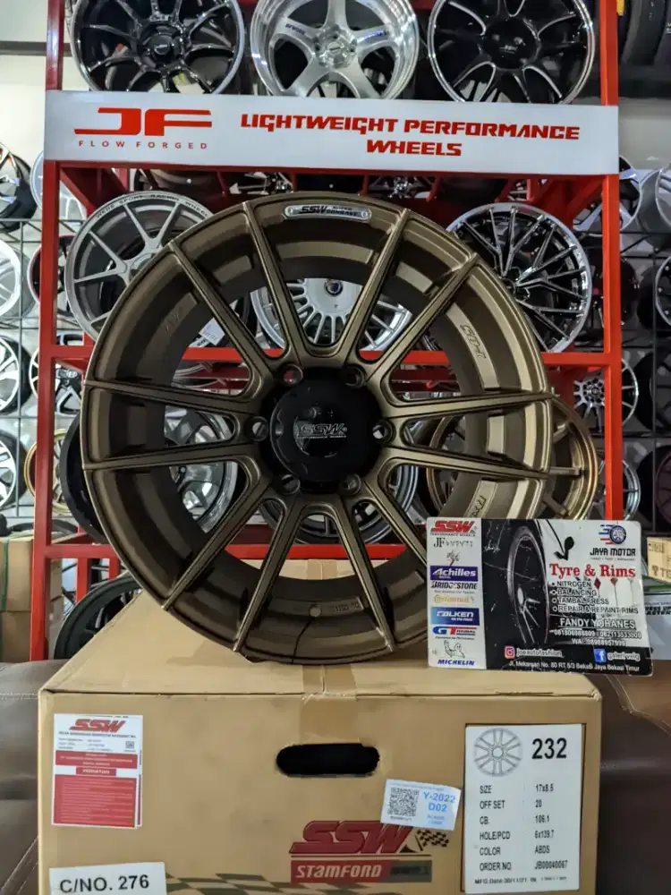 Velg ssw 232 r17 6x139.7 lbr8,5 et20