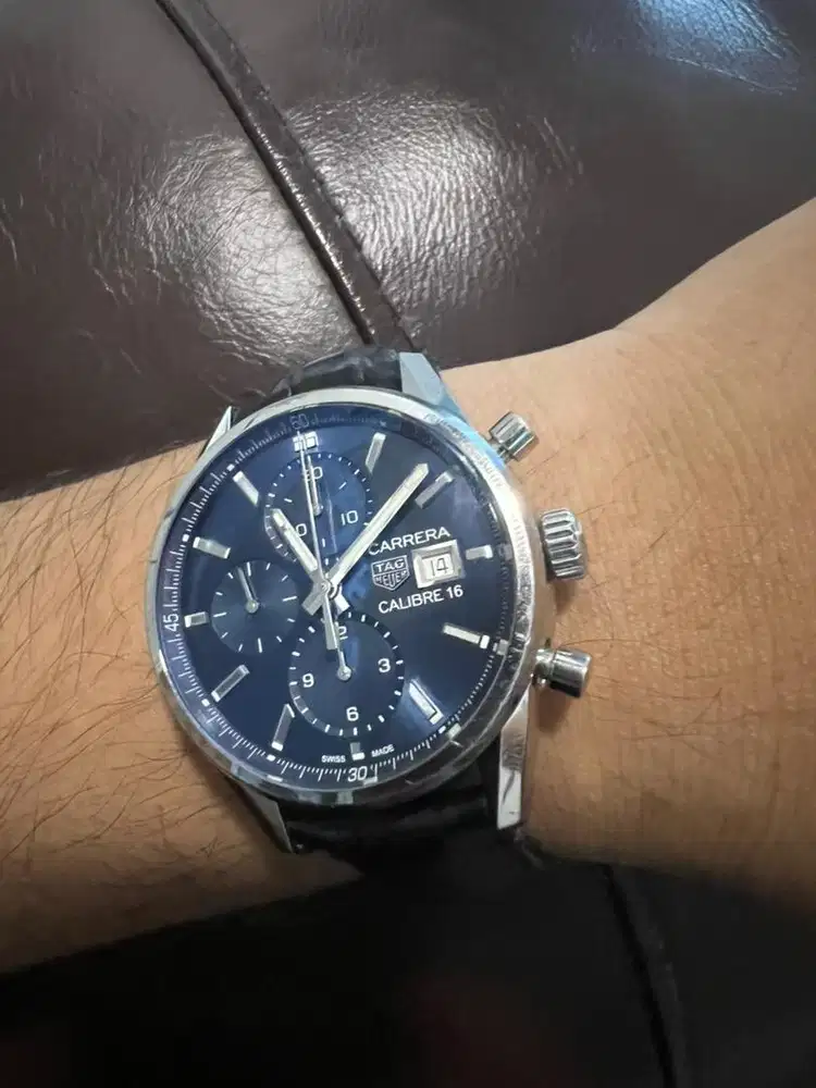 Tag heuer carera blue dial original