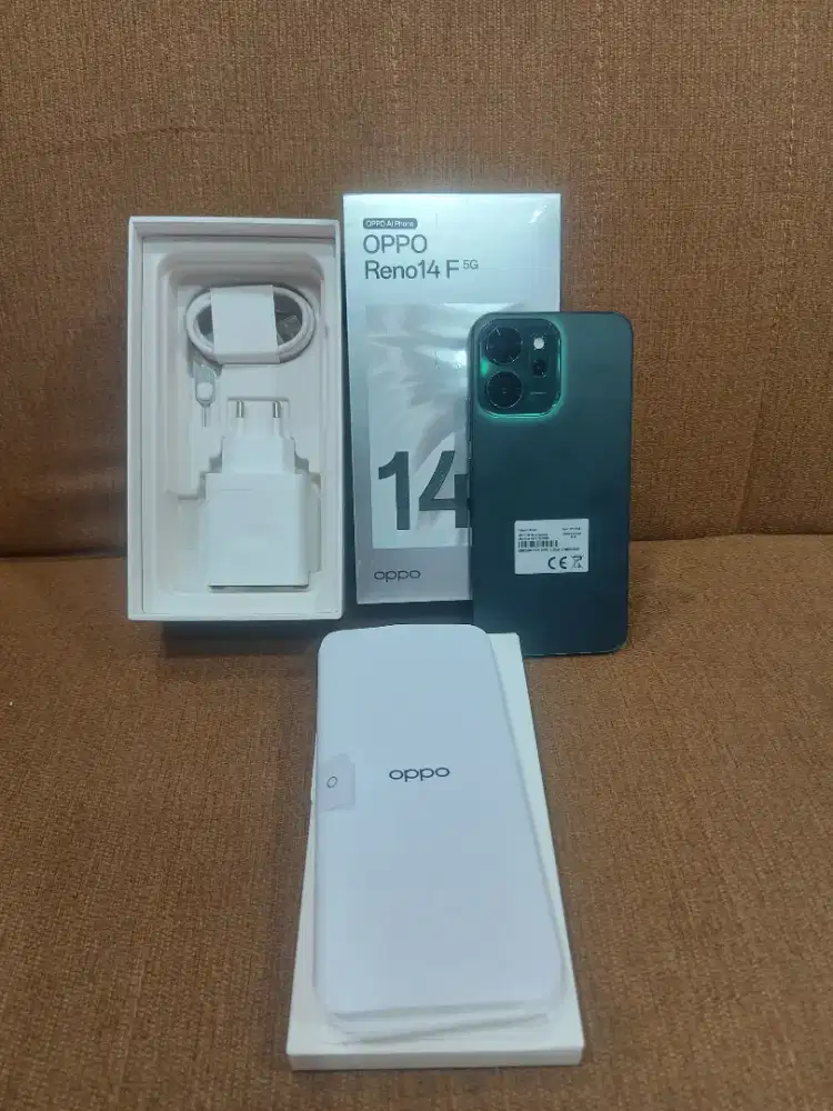 OPENBOX OPPO RENO 14F 5G Ram12/256GB Blm aktif msh fresh Garansi 1th.