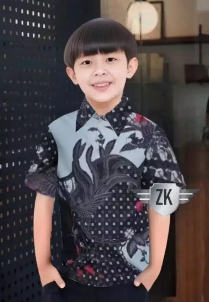 jual kemeja batik baru bagus untuk anak tk sd