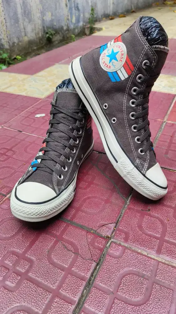 Converse CT Hi Dark Grey Stripes 42 Limited