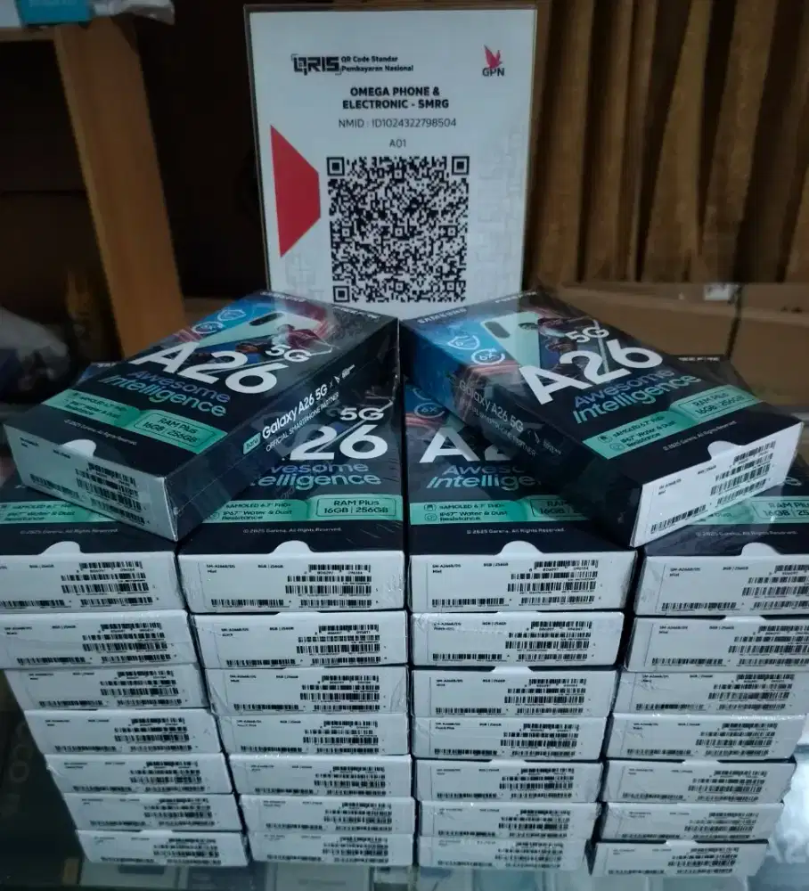 New SAMSUNG GALAXI A26 8/256 5G GARANSI RESMI 1 TAHUN