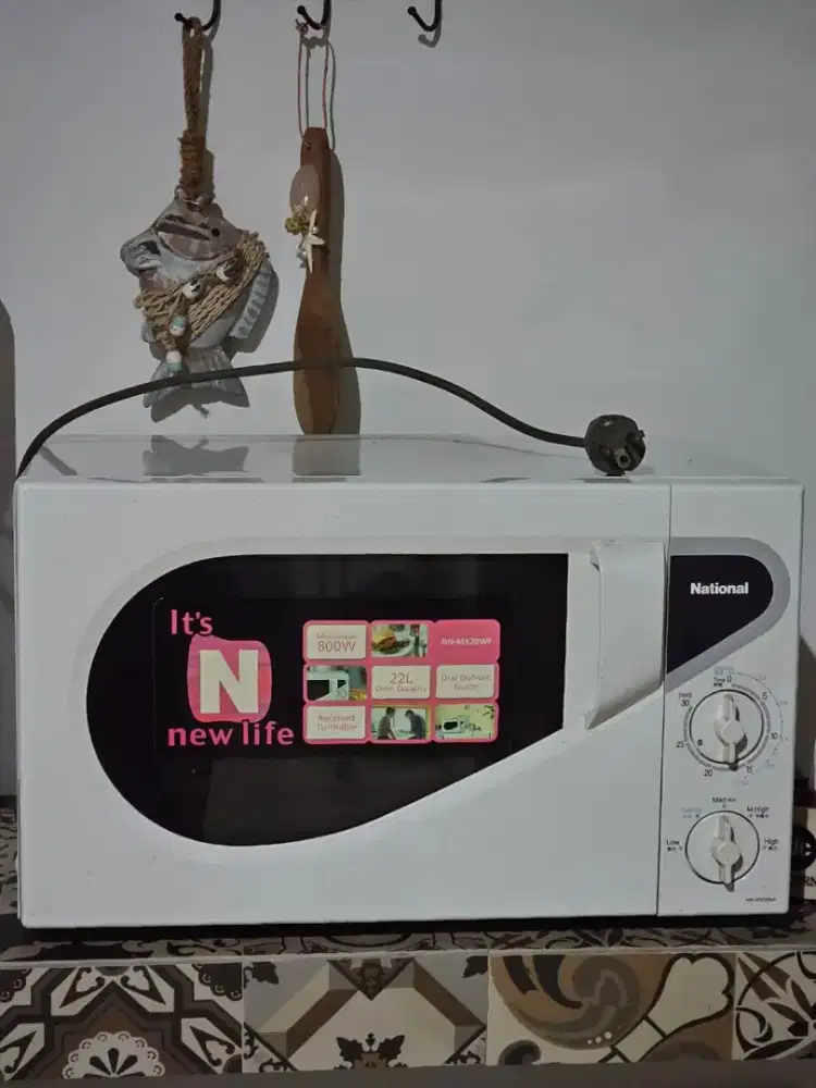 Microwave national 22L oven kitchenware perlengkapan dapur original