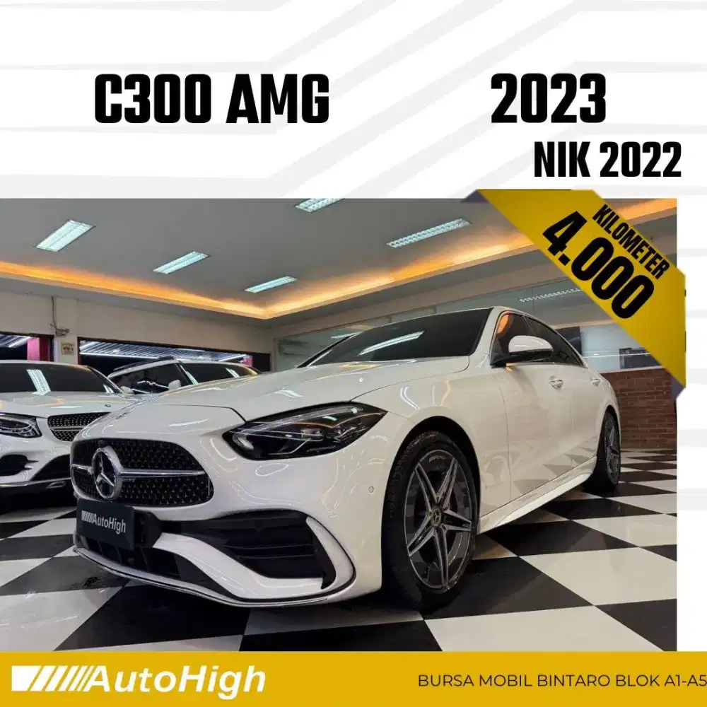DP10% [Km4.000] C300 AMG 2022 White / E300 Reg 2021 #AUTOHIGH