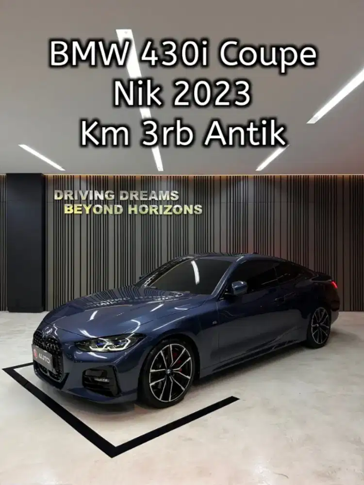 BMW 430i Coupe AT 2023 Biru B333JLN Km3rb