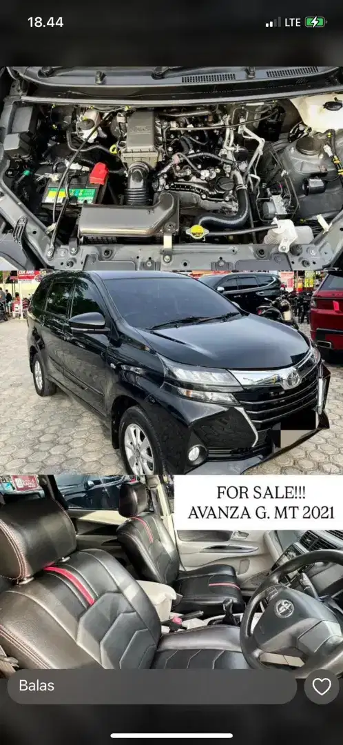 Avanza type G manual 2021