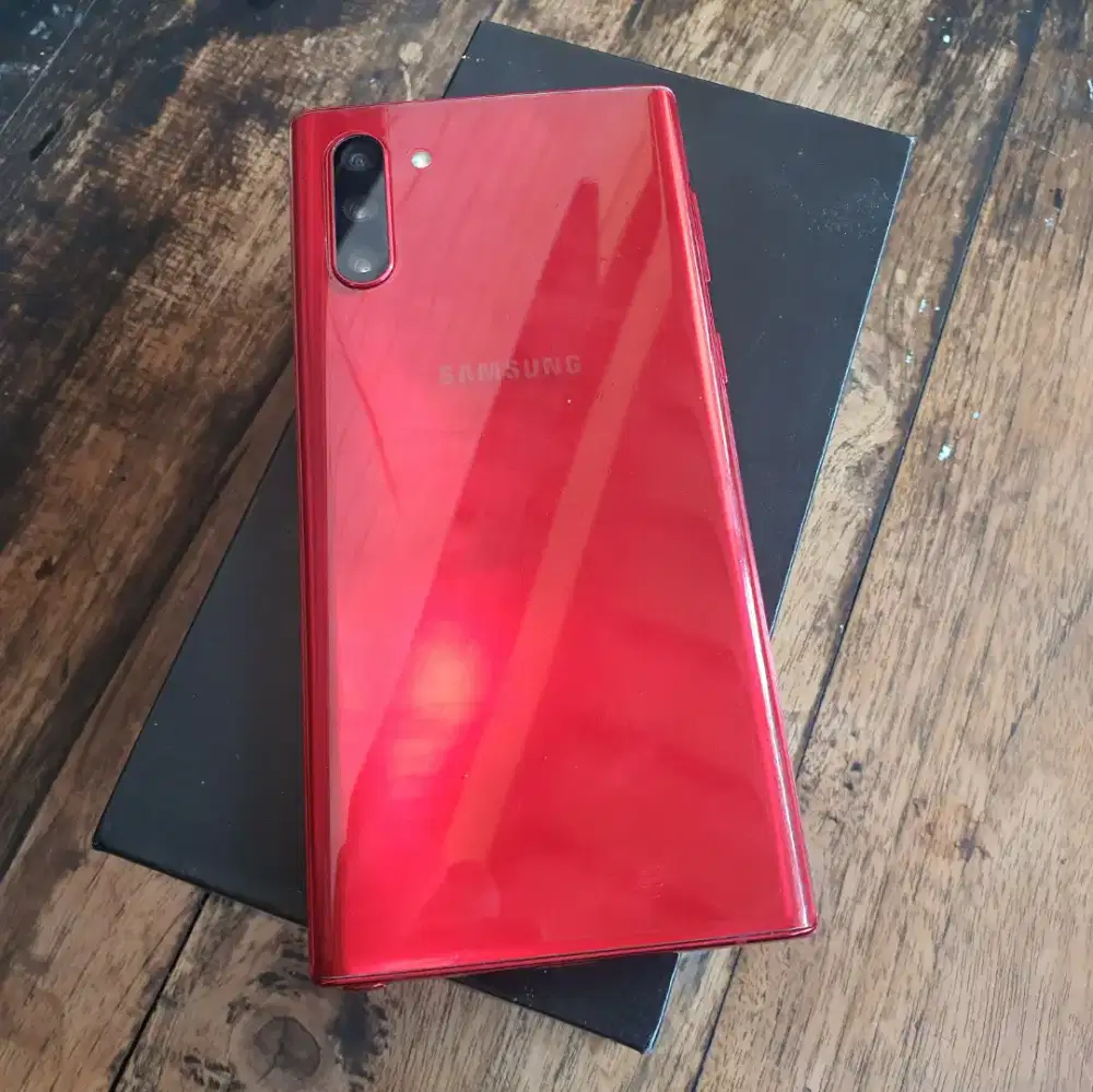 Samsung Note 10 5G RAM 12 GB Aura Red Galaxy Note10 Like New