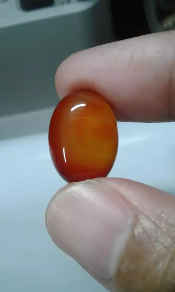 Batu Akik Sulaiman Carneliant Orange