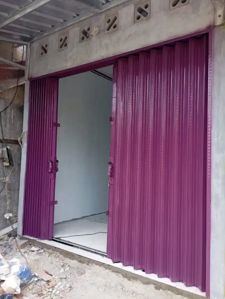 folding gate, rolling door, kusen aluminium,dll