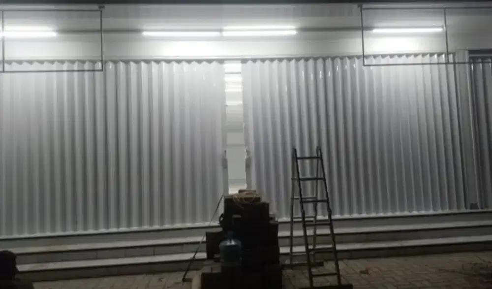 folding gate,rolling door,kusen aluminium,dll