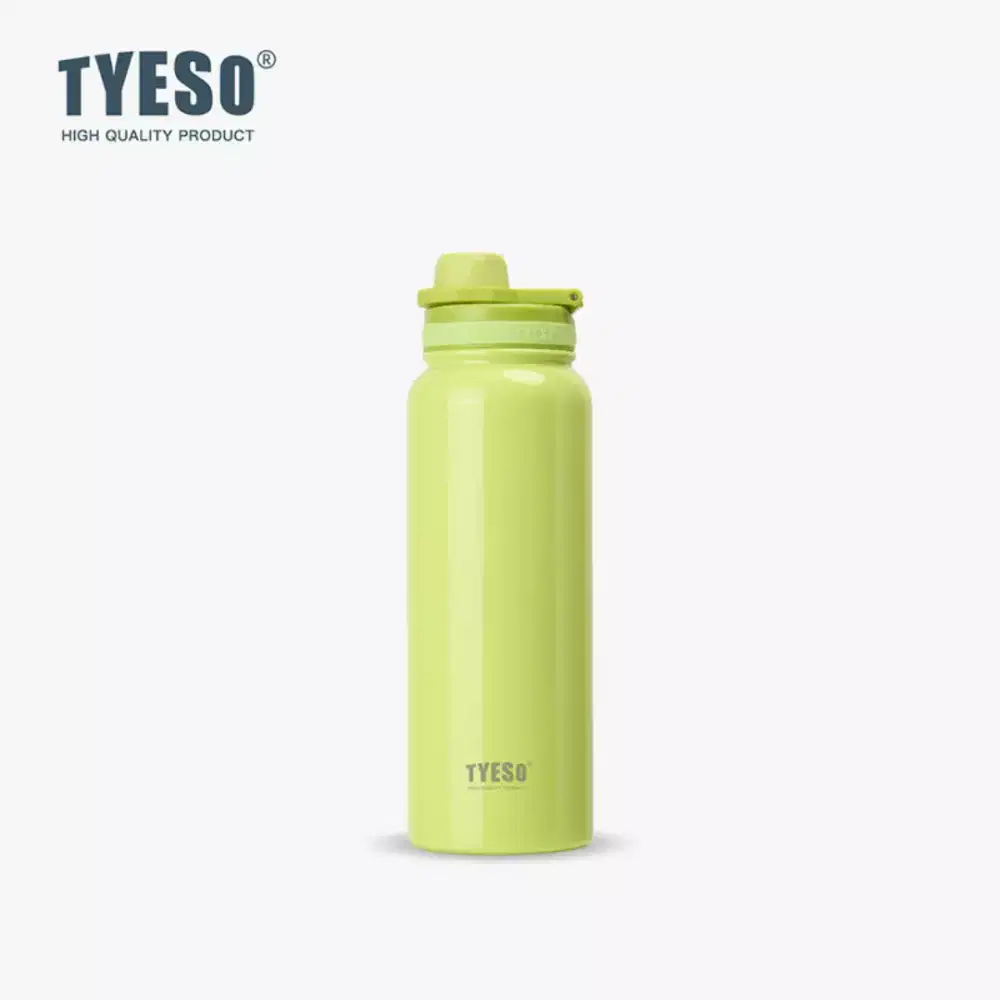 Botol minum tyeso glossy green kosongkan lemari