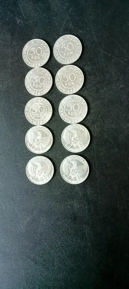 Koin 50 sen tahun 1959.