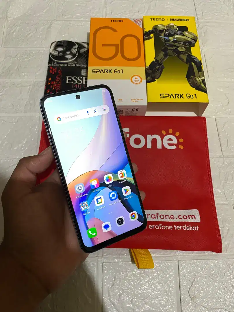 Tecno spark Go 1 ram 4/128gb fullset
