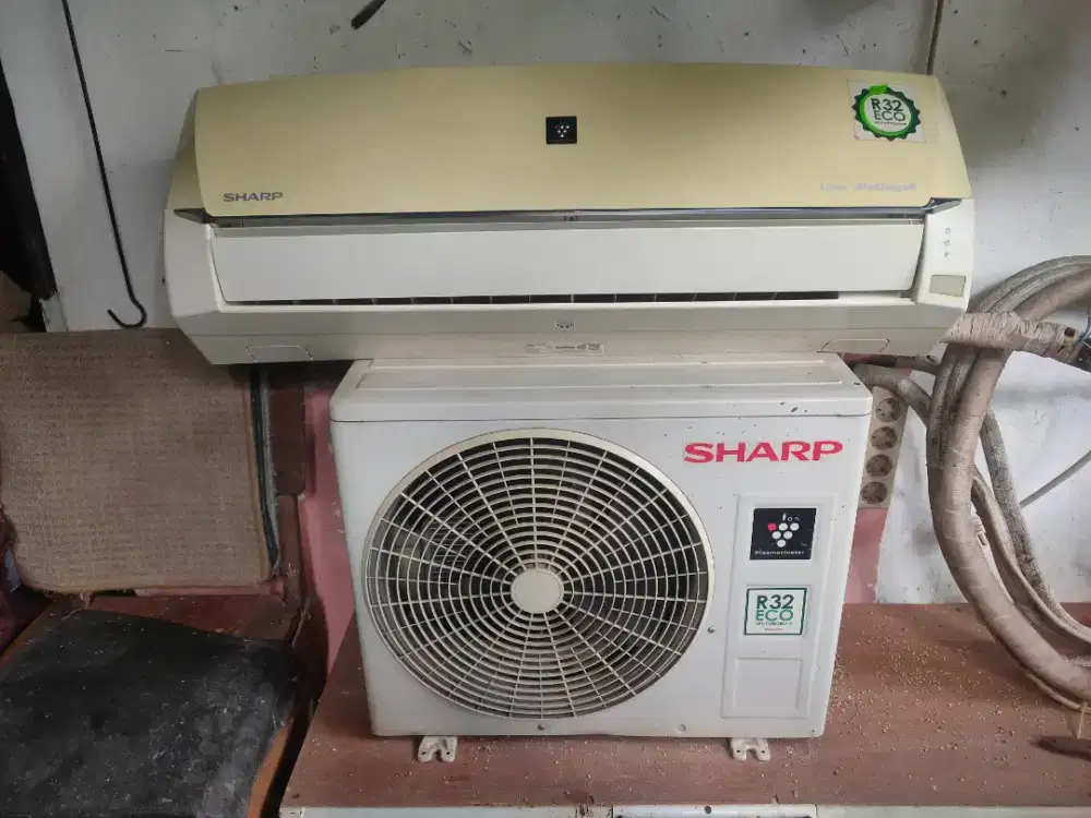 Dijual Murah !!! AC Sharp 1/2 PK Plasmacluster R32 Low Watt