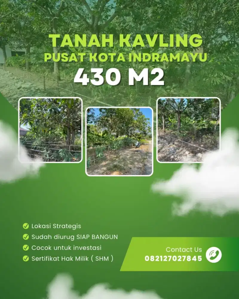 TANAH DIJUAL SIAP BANGUN - DI PUSAT KOTA INDRAMAYU STRATEGIS