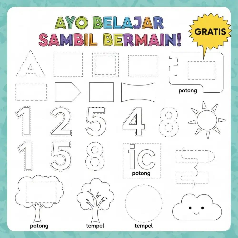 WORKSHEET LEMBAR BELAJAR ANAK