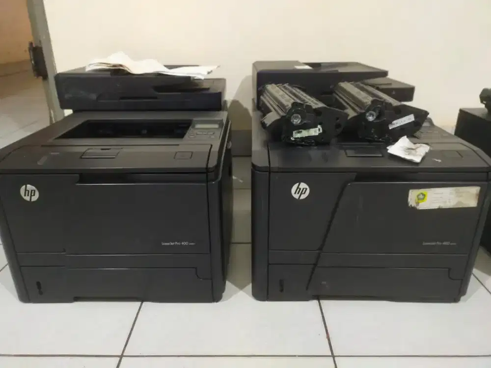 Printer LaserJet HP pro M401n normal siap pakai ok