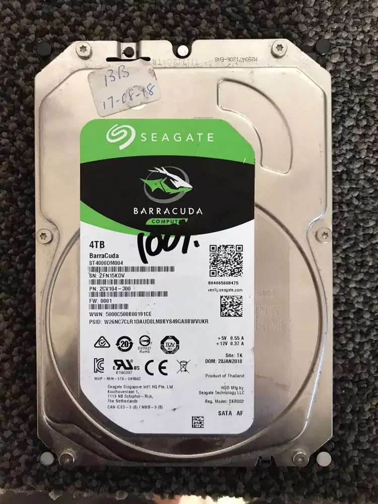 hardisk 4tb sentinel 100 pc cctv komputer dvr nvr seagate barracuda 6