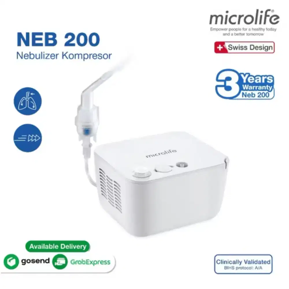 ALAT UAP / Nebulizer Microlife NEB200 (BARU)