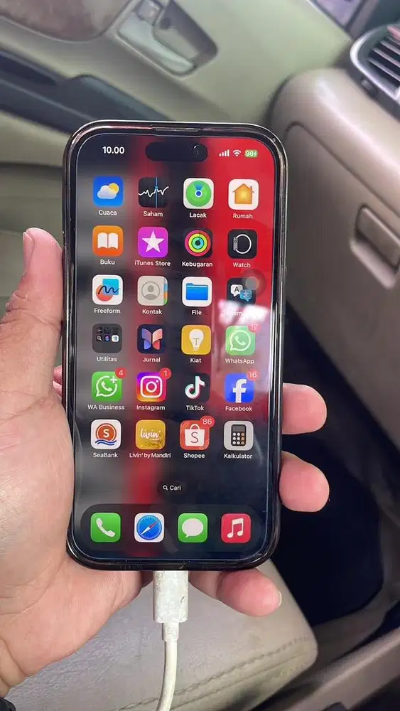 Iphone 15 128 GB biru like new