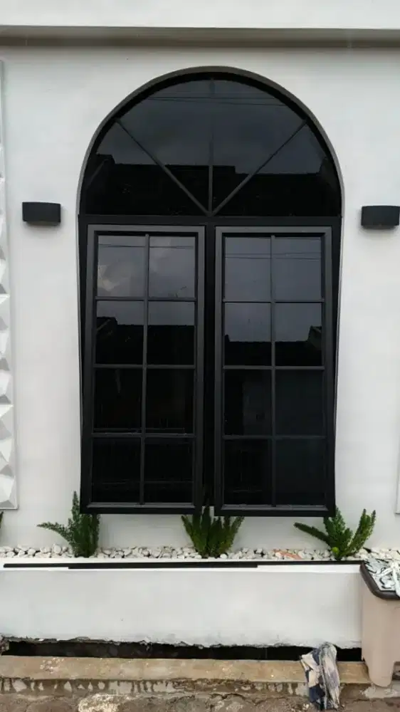 Pintu panel jendela aluminium