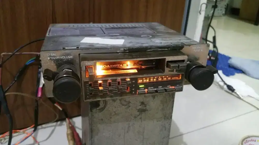 Tape head unit jadul classic car