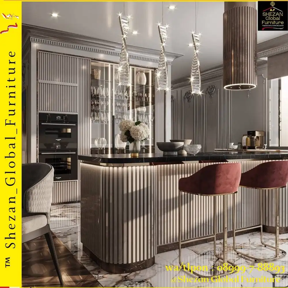 JASA KITCHENSET ALUMUNIUM CUSTOM MEWAH DAN ELEGAN KUALITAS TERBAIK