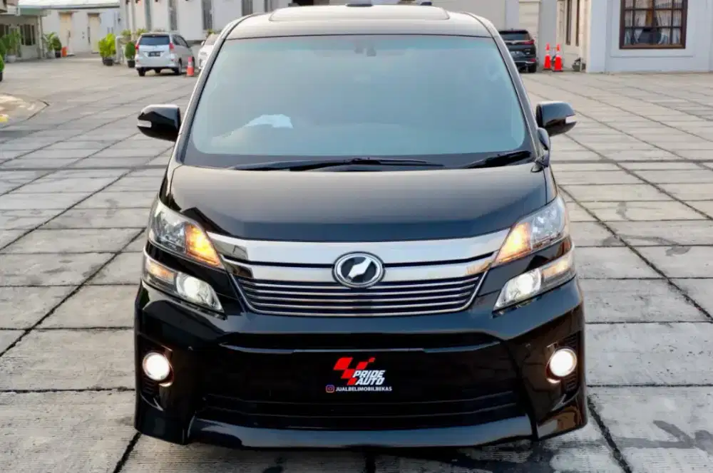 (TANPA DP FREE HP IPHONE*) TOYOTA VELLFIRE 2.4 AT ZG AUDIOLESS HITAM