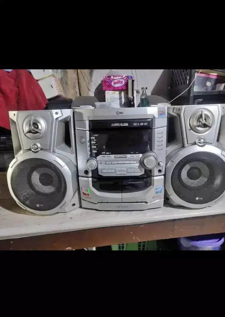 compo hi-fi system' LG mulus remote ada