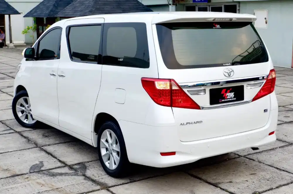( TDP 58 JUTA) TOYOTA ALPHARD 2012 G AT ATPM PUTIH